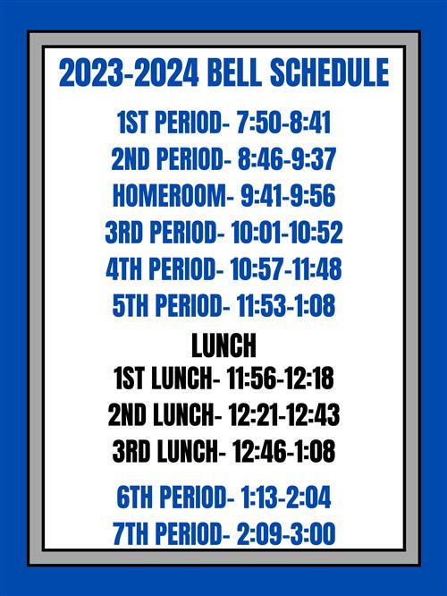 Bell Schedule